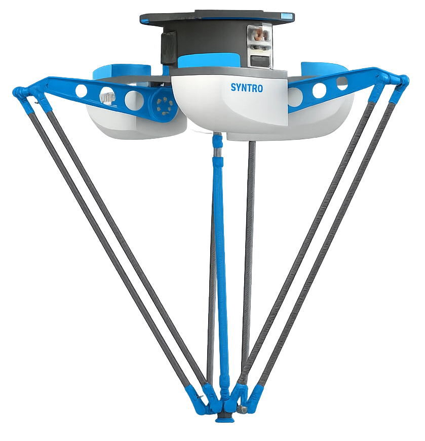 Robô Delta da Syntro para movimentação de peças em alta velocidade